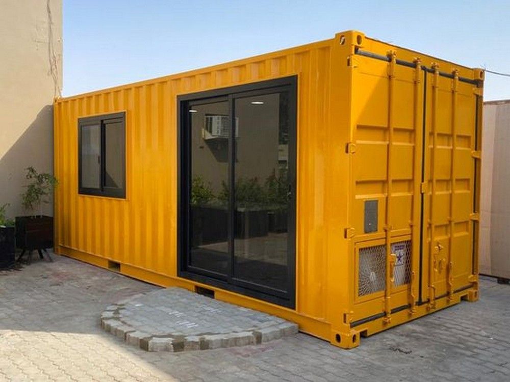 Container văn phòng cho 4 người làm việc